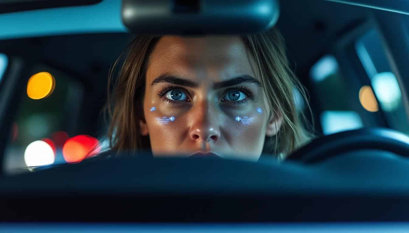 découvrez comment la technologie d'intelligence artificielle analyse les mouvements des pupilles pour détecter la somnolence chez les conducteurs, améliorant ainsi la sécurité routière.