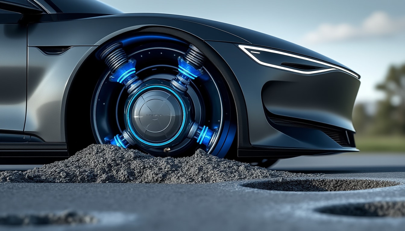 découvrez comment l'intelligence artificielle ajuste automatiquement la suspension de votre véhicule en fonction de l'état de la route pour un confort et une sécurité optimaux.