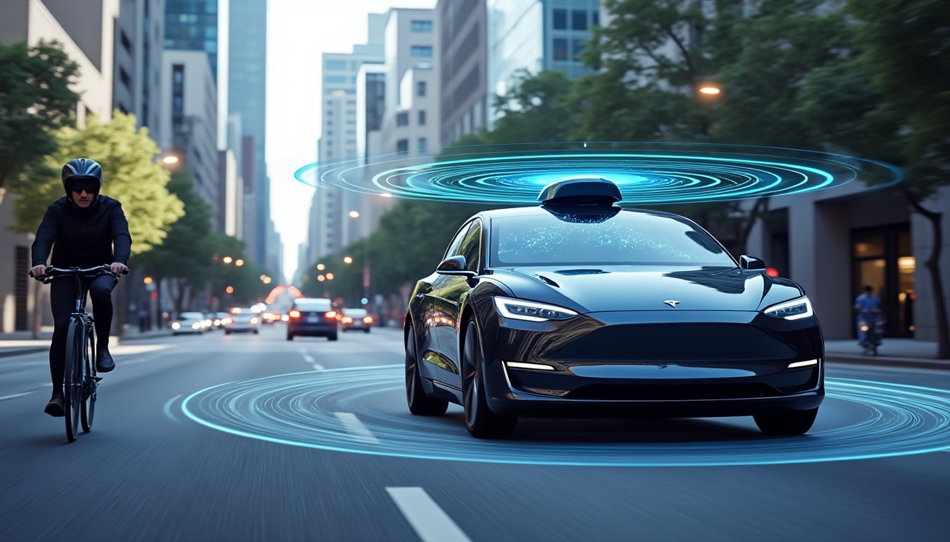 la vision 360 aide le cerveau de la voiture à détecter les obstacles tout autour et à réduire les angles morts pour une conduite plus sûre.